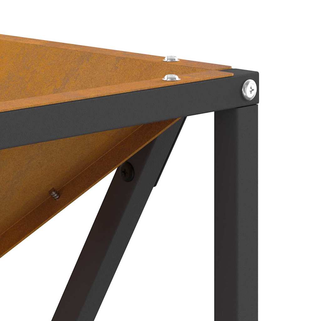 Feuerstelle Braun 50 x 50 x 35 cm Stahl