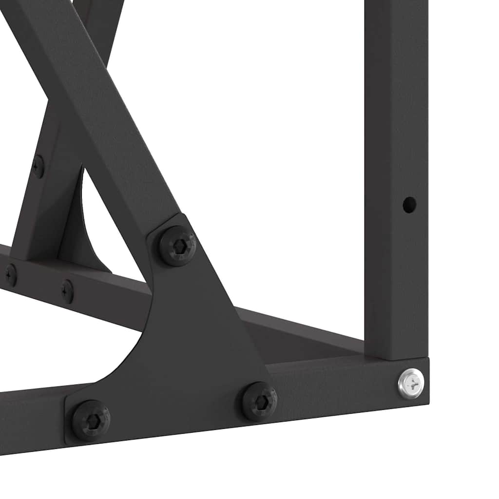 Feuerstelle Braun 80 x 80 x 40 cm Stahl