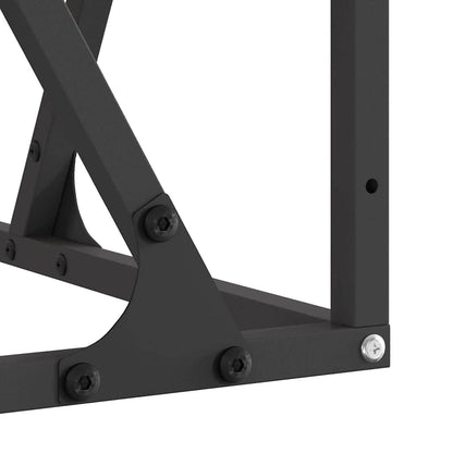 Feuerstelle Braun 80 x 80 x 40 cm Stahl