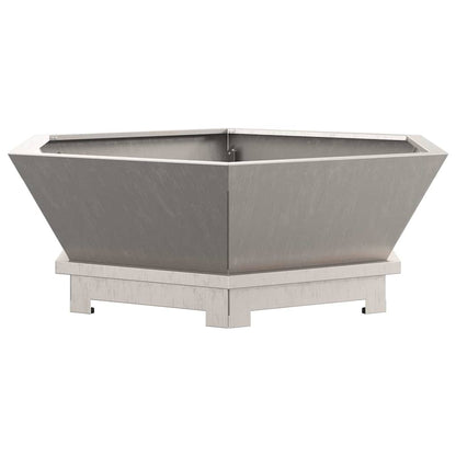 Braciere Braun 75 x 75 x 28 cm in acciaio resistente alle intemperie