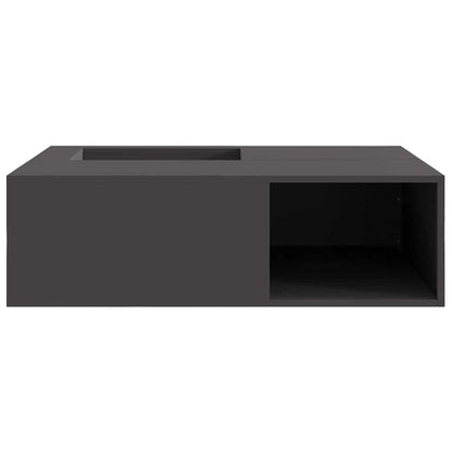 Feuerstelle Schwarz 100 x 100 x 30 cm Stahl