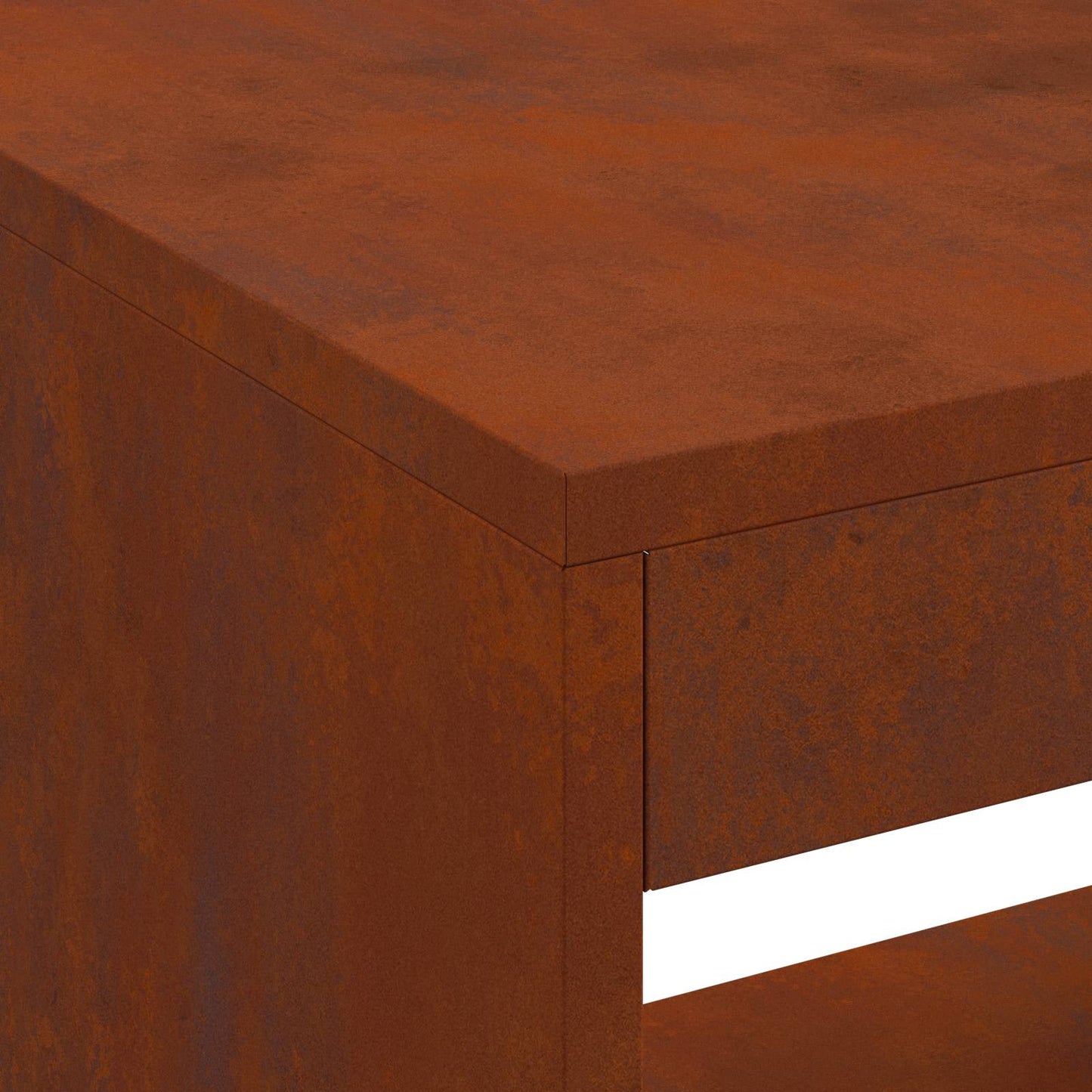 Feuerstelle Braun 160 x 45 x 35 cm Stahl