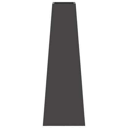 Feuerstelle Schwarz 50 x 35 x 100 cm Stahl