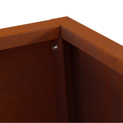 Braciere Braun 50 x 35 x 100 cm in acciaio resistente alle intemperie