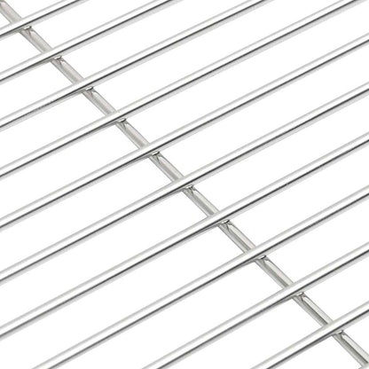 Grillrost Silber 43 x 43 cm Edelstahl