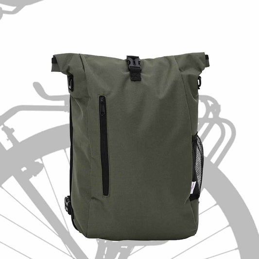 Fahrradtasche Oliv 31 x 13 x 58 cm Polyester