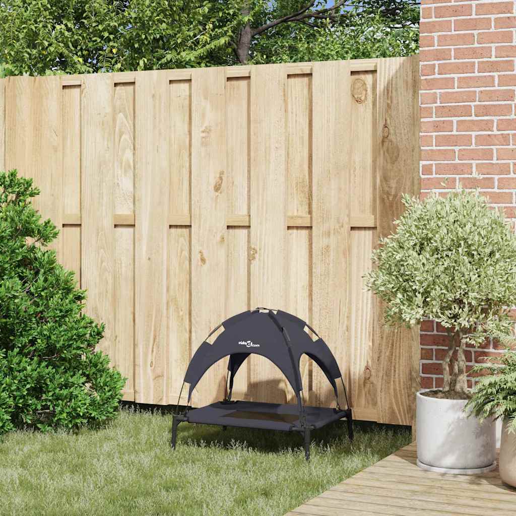 Hundebett Schwarz 62 x 48 x 61 cm Stahl