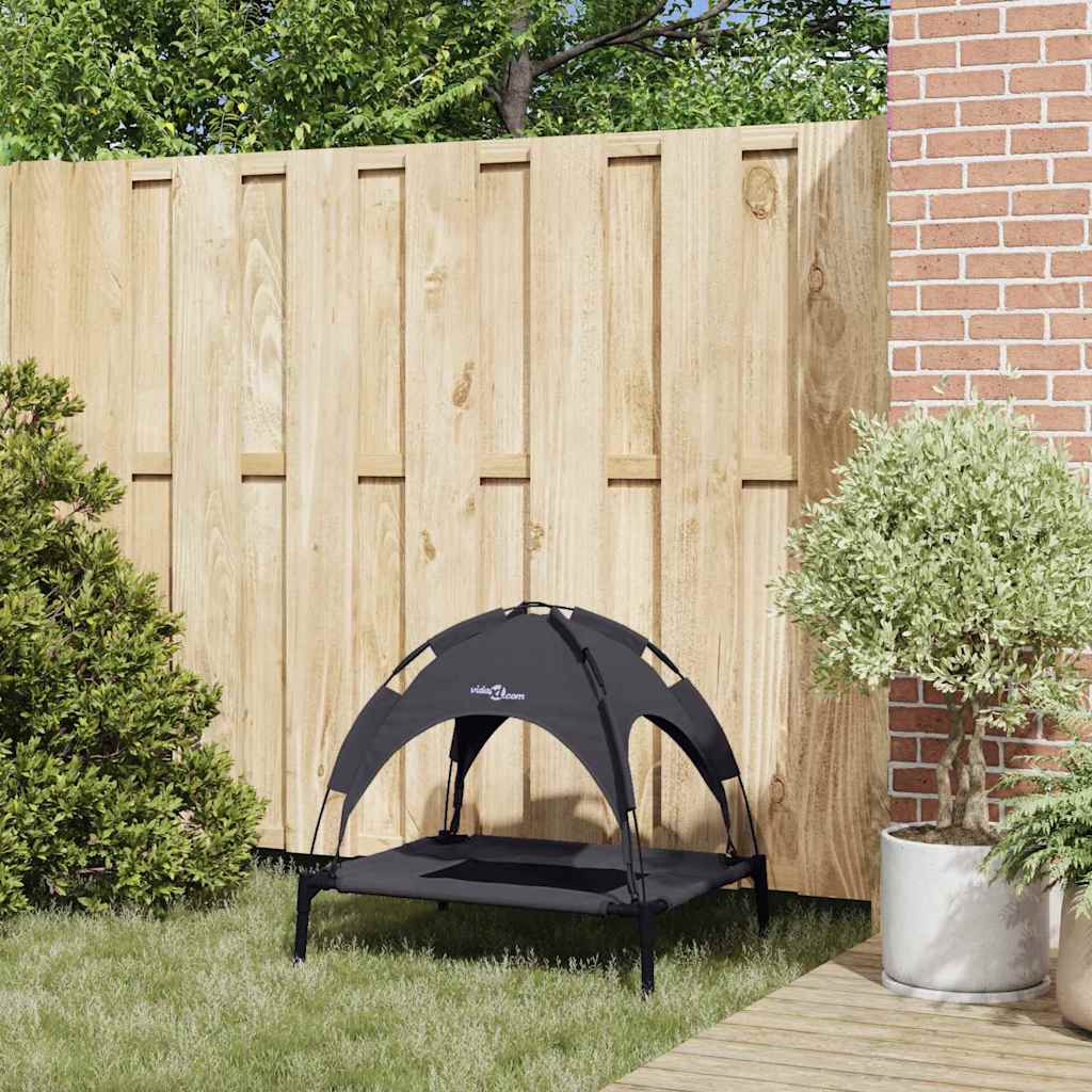 Hundebett Schwarz 76 x 62 x 70,5 cm Stahl