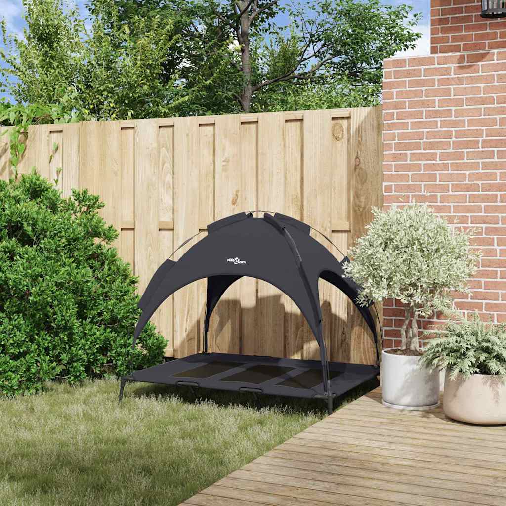 Hundebett Schwarz 122 x 93 x 106,5 cm Stahl