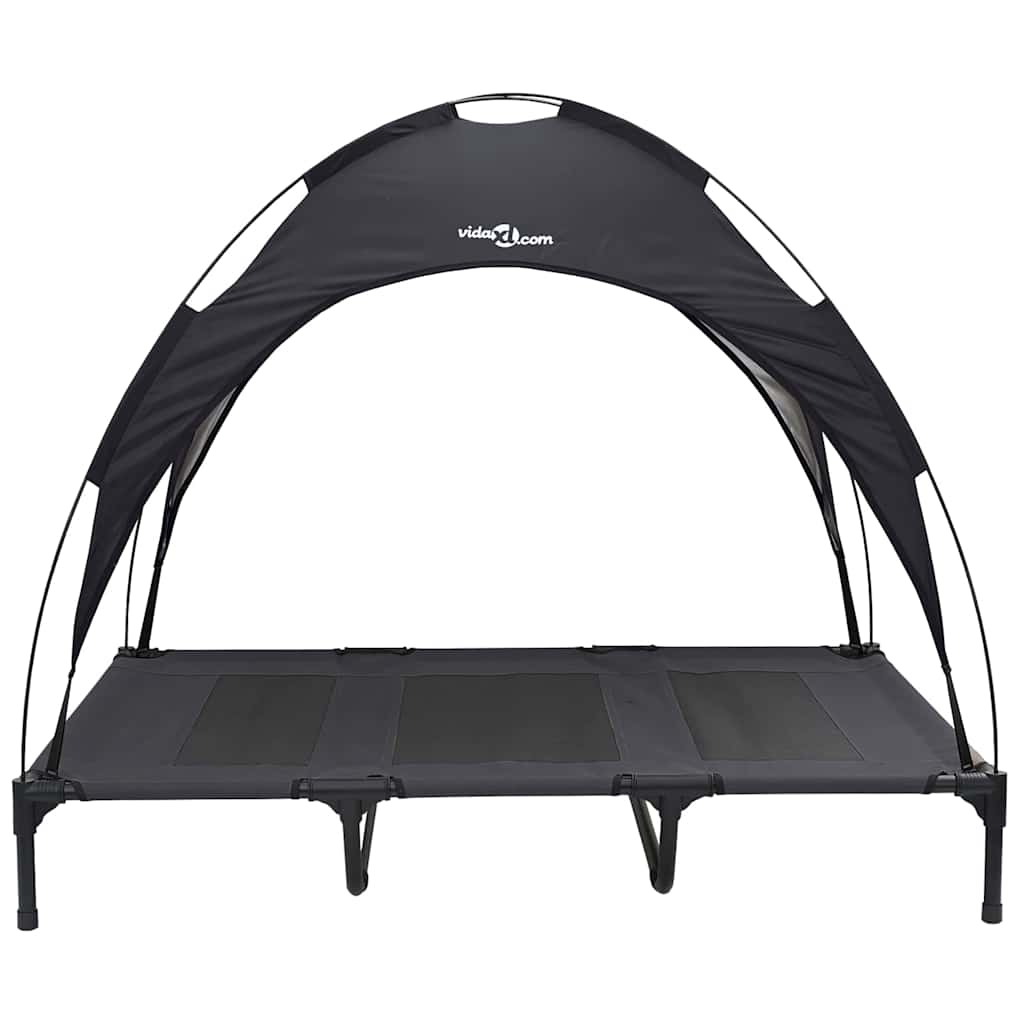 Hundebett Schwarz 122 x 93 x 106,5 cm Stahl