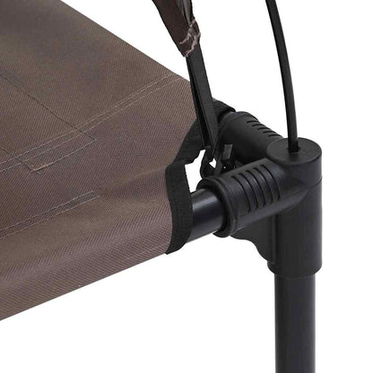 Hundebett Braun 62 x 48 x 61 cm Stahl