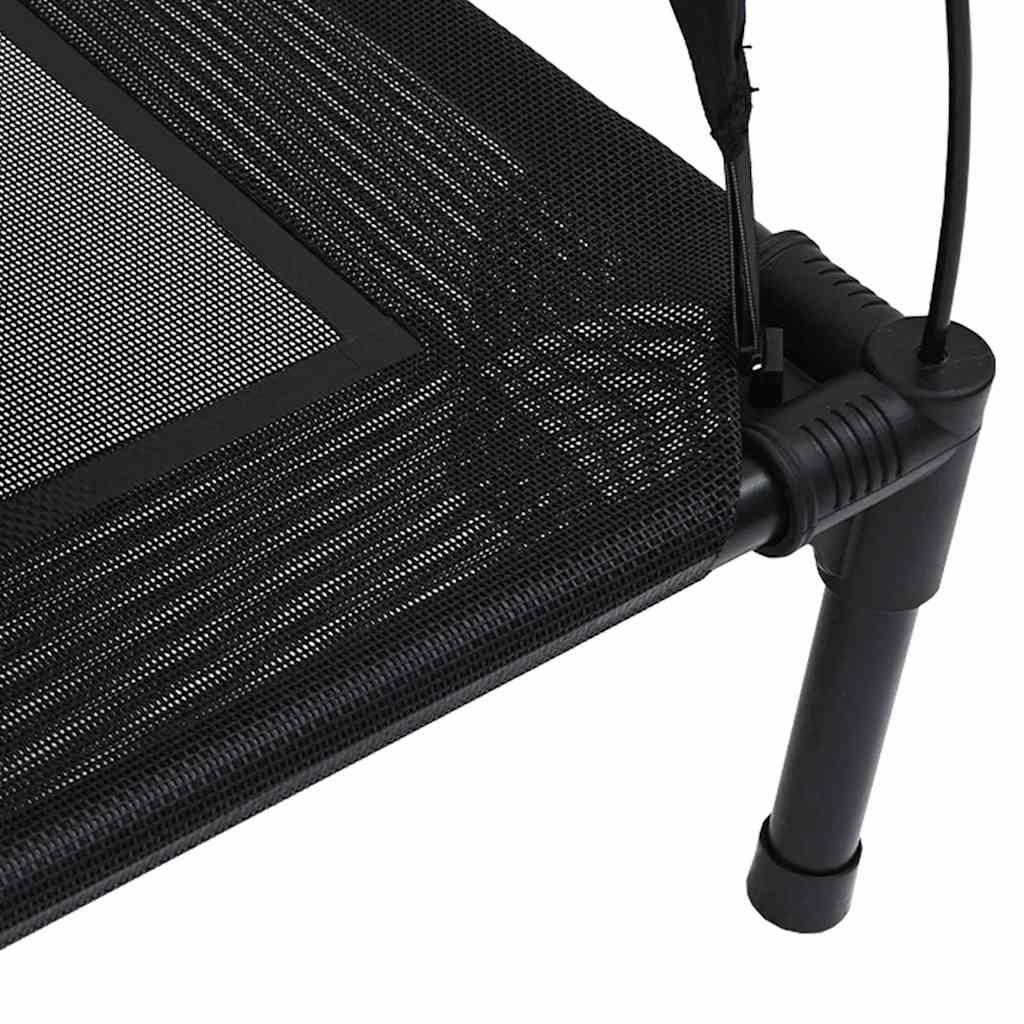 Hundebett Schwarz m Stahl