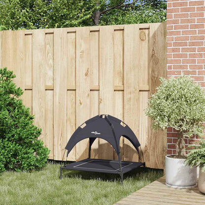 Hundebett Schwarz m Stahl