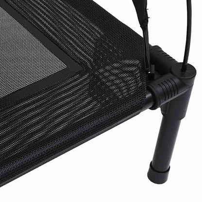 Hundebett Schwarz 104 x 86 x 84,5 cm Stahl