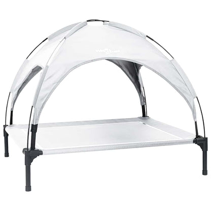 Hundebett Silber Grau 104 x 86 x 84,5 cm Stahl