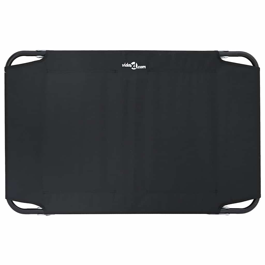 Hundebett Schwarz 90 x 55 x 18 cm Stahl