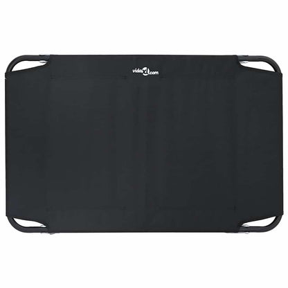 Hundebett Schwarz 90 x 55 x 18 cm Stahl