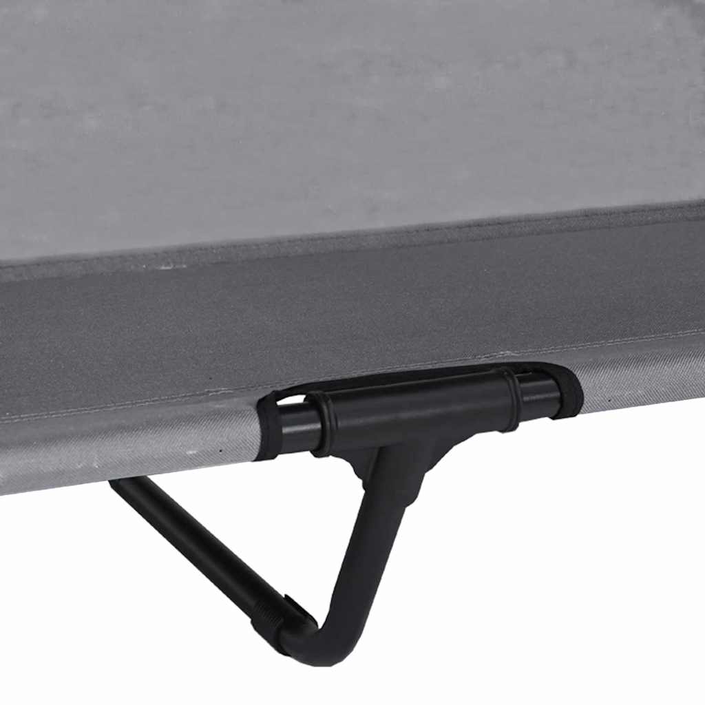 Hochgelegtes Hundebett Hellgrau 127 x 81 x 108 cm