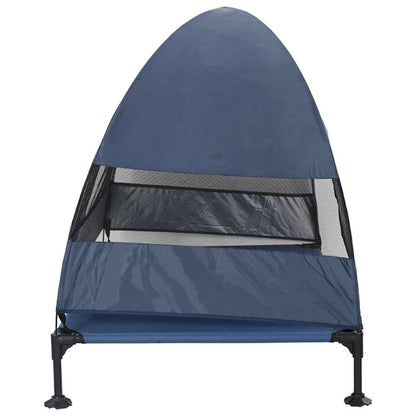 Hochgelegtes Hundebett Marineblau 127 x 81 x 108 cm
