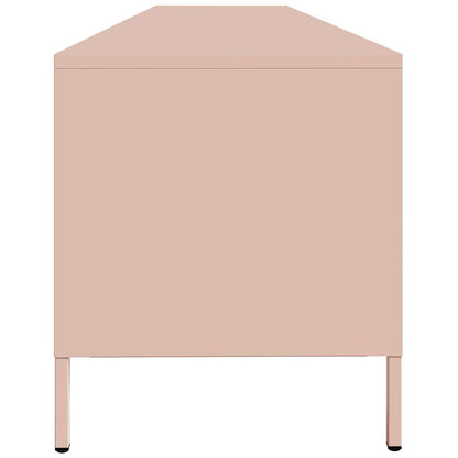 TV-Schrank Rosa 202x39x43,5 cm Kaltgewalzter Stahl