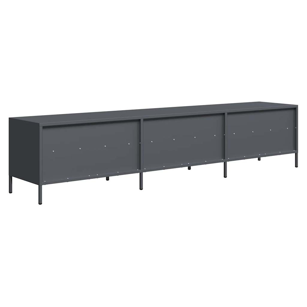 TV-Schrank Anthrazit 202x39x43,5 cm Kaltgewalzter Stahl