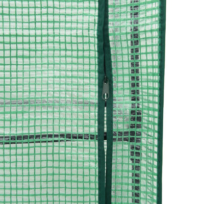 Hochbeet mit Gewächshaus-Aufsatz Rattan-Optik 80x40x140 cm