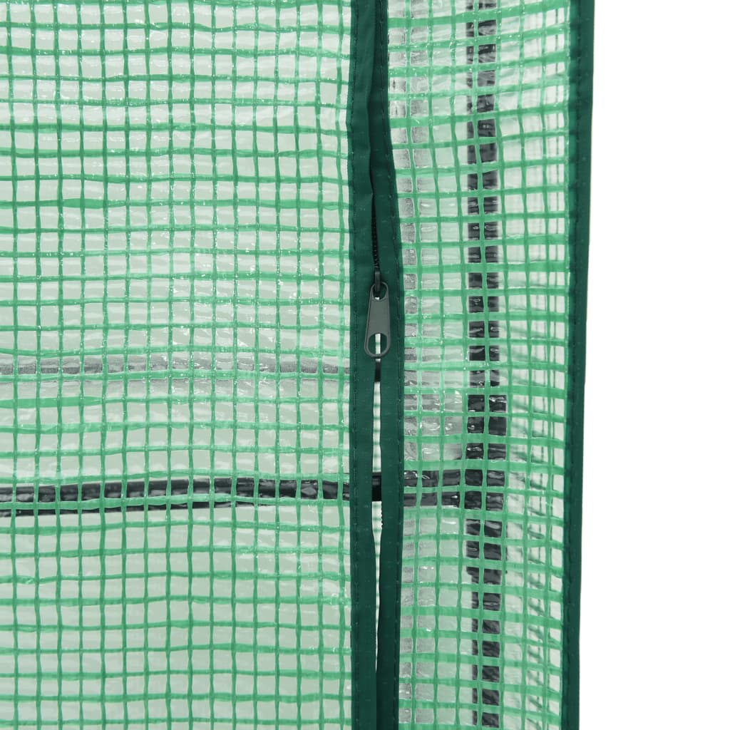 Hochbeet mit Gewächshaus-Aufsatz Rattan-Optik 80x40x123 cm