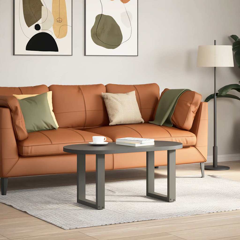 Couchtischbeine U-Form 2 Stk. Anthrazit 28x(42-43) cm Stahl