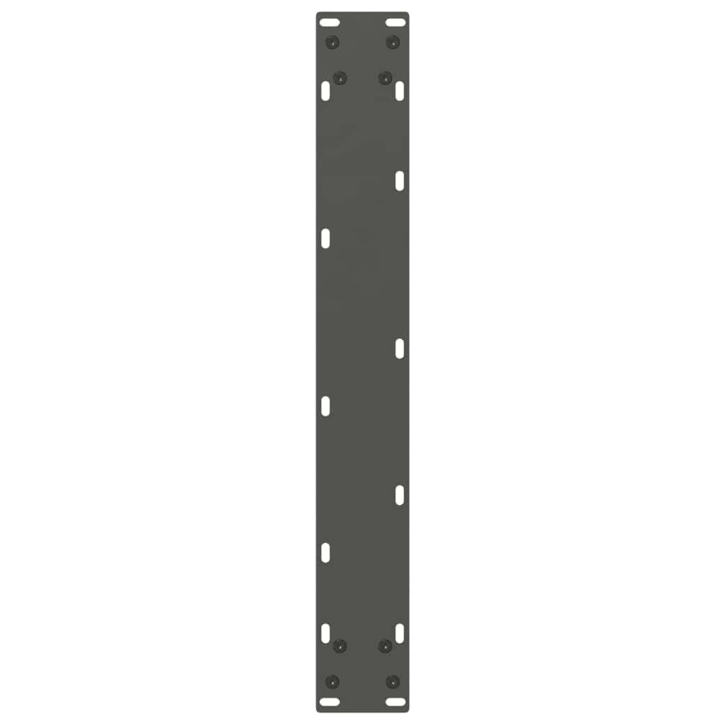 Esstischbeine U-Form 2 Stk. Anthrazit 70x(72-73) cm Stahl