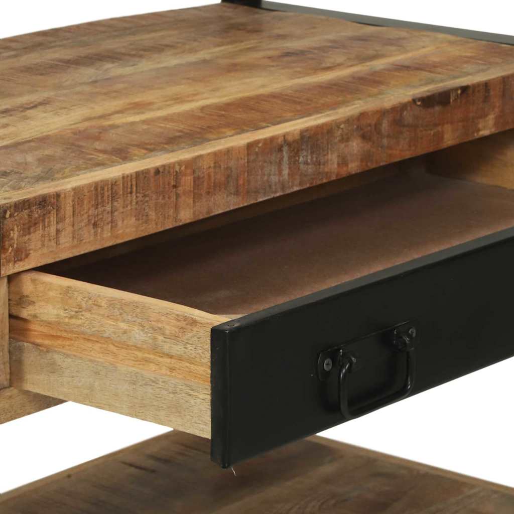 Küchenregal Braun 80 x 40 x 160 cm Massivholz Mango