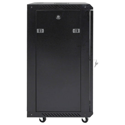 15U Netzwerkschrank 19" IP20 Schwarz 53x40x80 cm