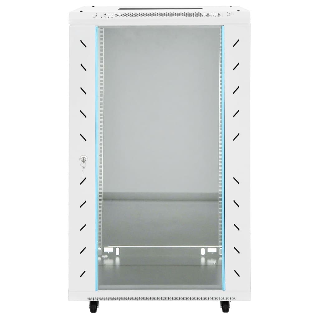 18U Netzwerkschrank 19" IP20 Grau 60x60x100 cm