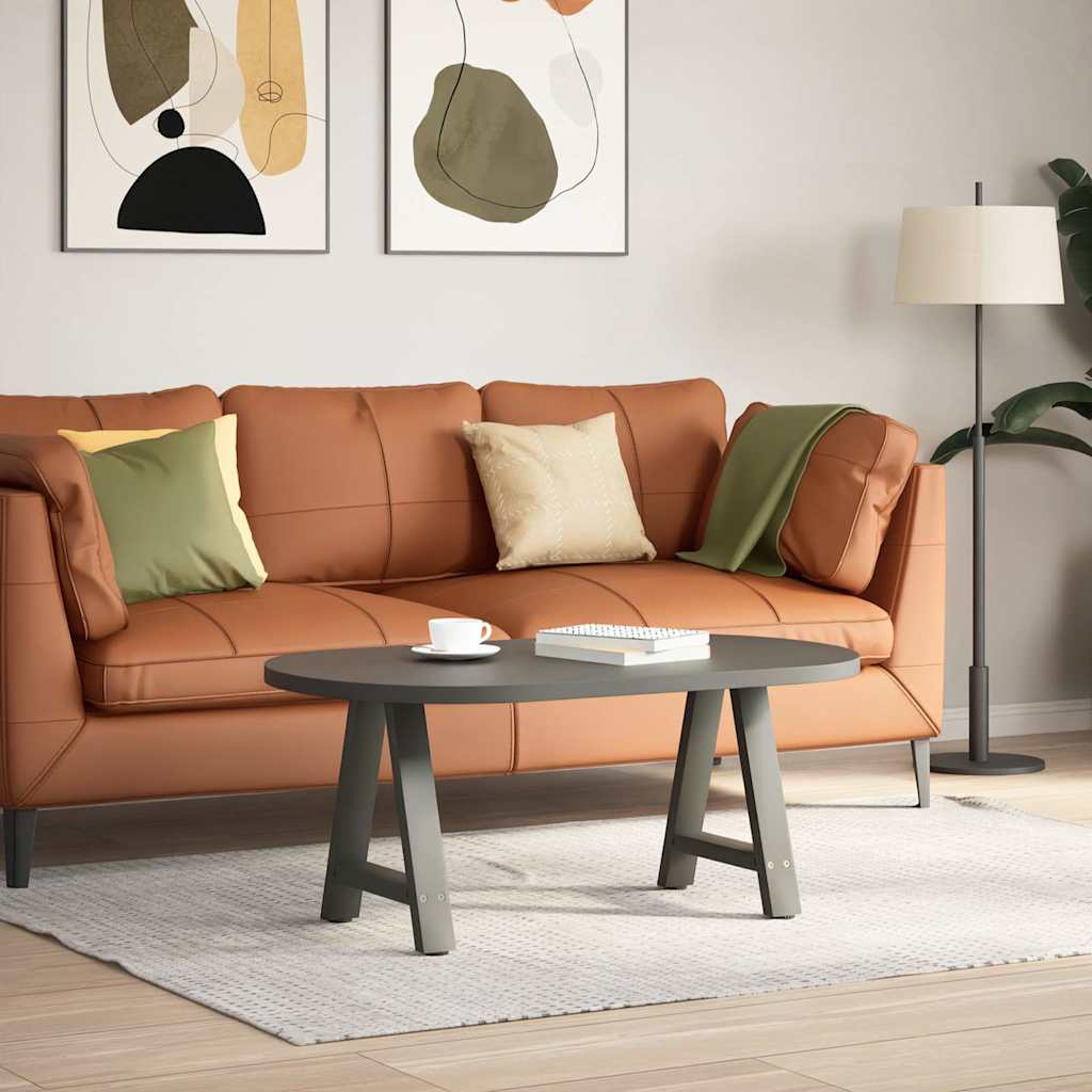 Couchtischbeine A-Form 2 Stk. Anthrazit 50x(42-43) cm Stahl