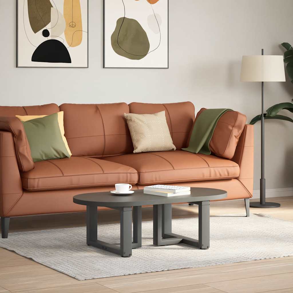 Couchtischbeine T-Form 2 Stk. Anthrazit 40x25x(30-31) cm Stahl