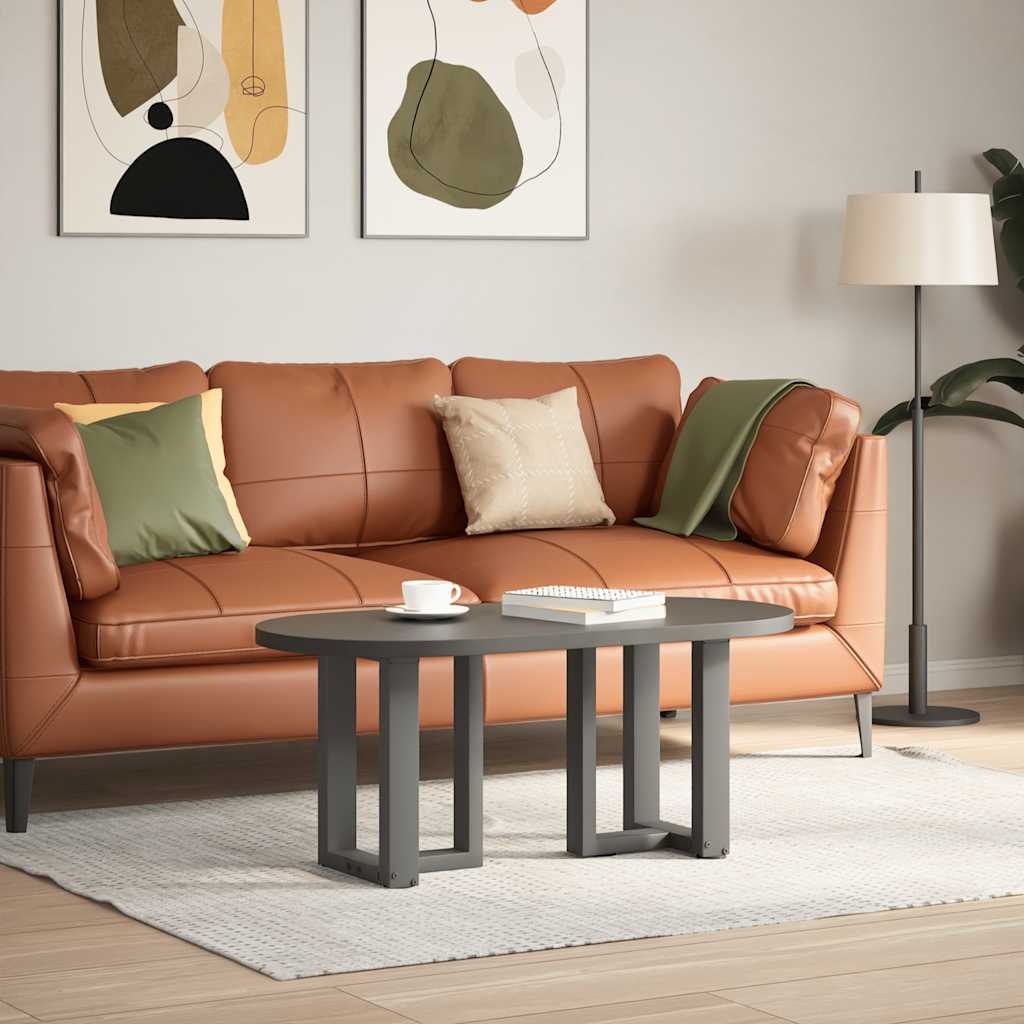 Couchtischbeine T-Form 2 Stk. Anthrazit 38x25x(42-43) cm Stahl