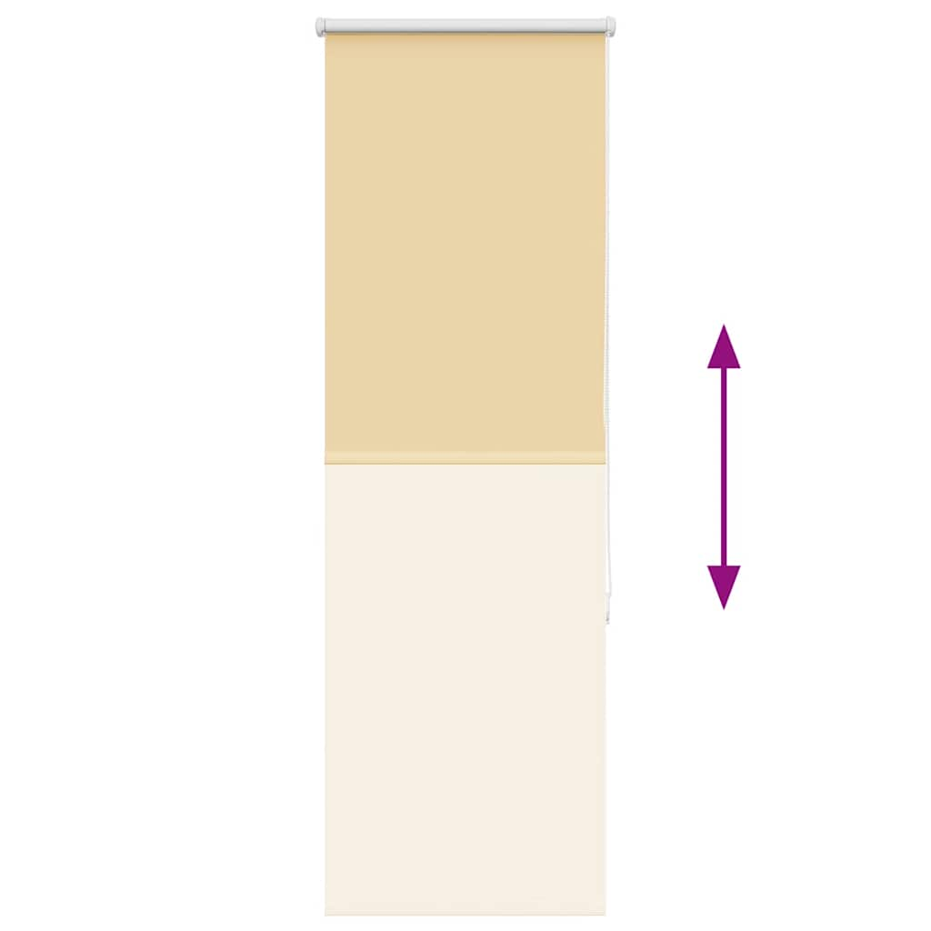 Verdunkelungsrollo Beige 45x130cm Stoffbreite 40,7 cm Polyester