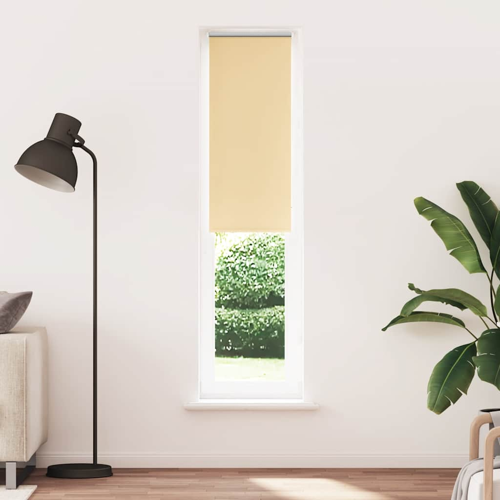 Verdunkelungsrollo Beige 40x210cm Stoffbreite 35,7 cm Polyester