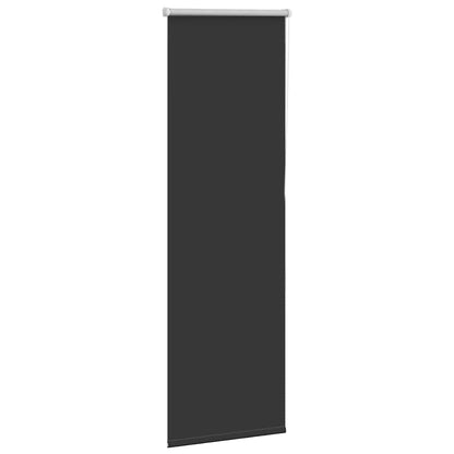 Verdunkelungsrollo Schwarz 40x130 cm Stoffbreite 35,7 cm