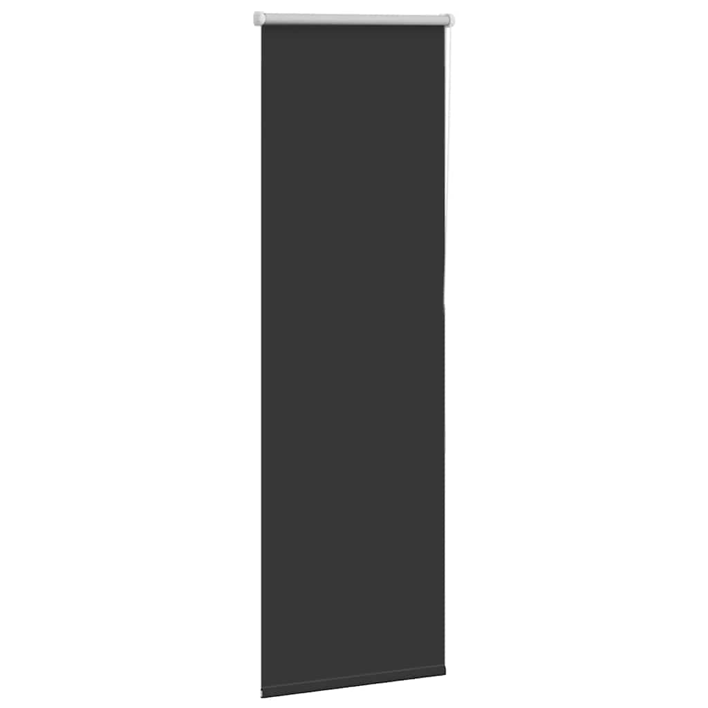 Verdunkelungsrollo Schwarz 45x130 cm Stoffbreite 40,7 cm