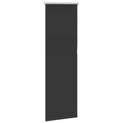 Verdunkelungsrollo Schwarz 50x130 cm Stoffbreite 45,7 cm