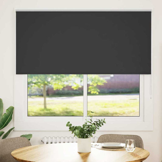 Verdunkelungsrollo Schwarz 150x130 cm Stoffbreite 146,6 cm