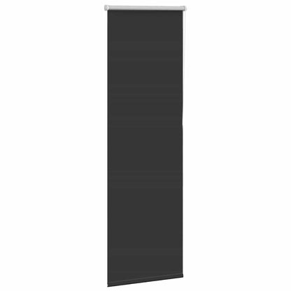 Verdunkelungsrollo Schwarz 40x150 cm Stoffbreite 35,7 cm