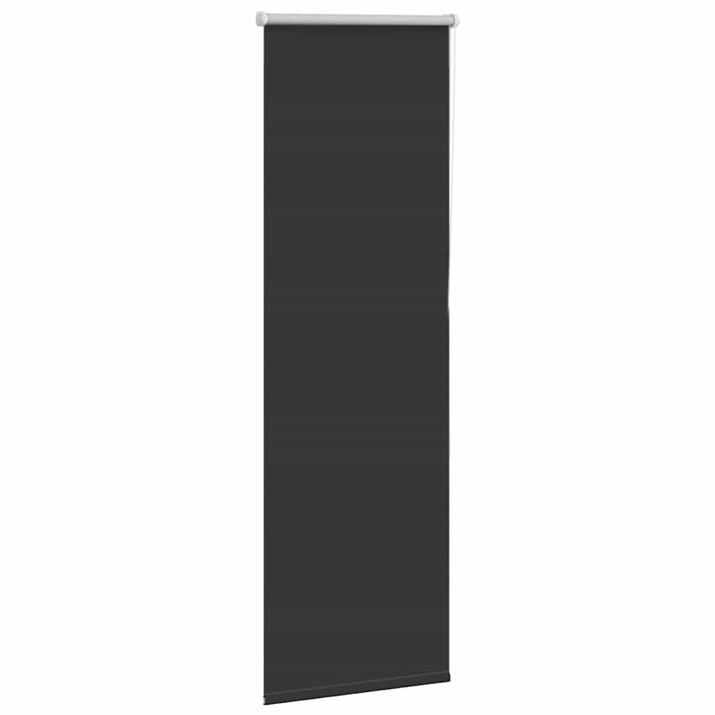 Verdunkelungsrollo Schwarz 45x150 cm Stoffbreite 40,7 cm