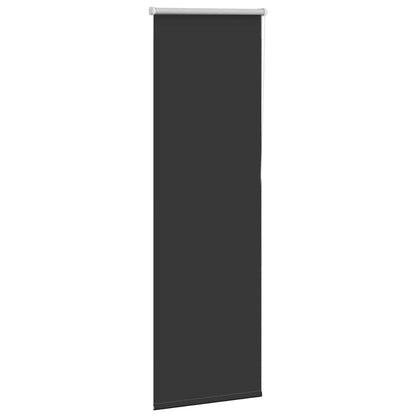 Verdunkelungsrollo Schwarz 40x175 cm Stoffbreite 35,7 cm