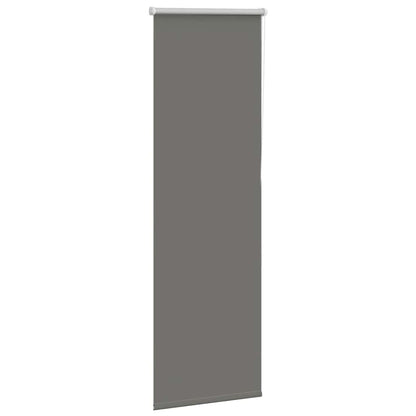 Verdunkelungsrollo Grau 50x130 cm Stoffbreite 45,7 cm Polyester