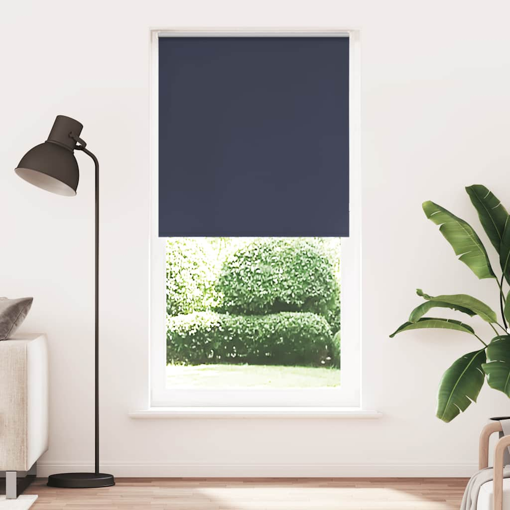 Verdunkelungsrollo Marineblau 100x210cm Stoffbreite 95,7cm