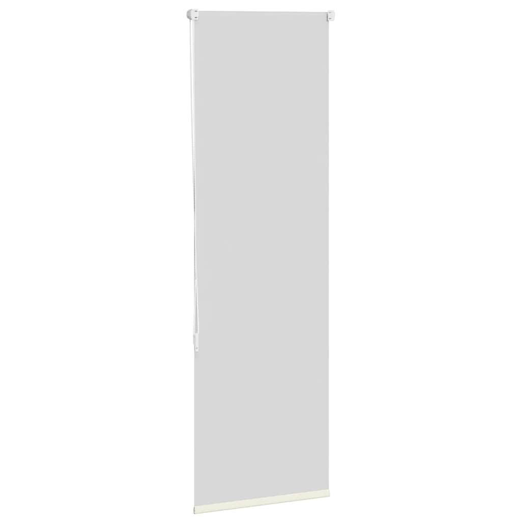 Verdunkelungsrollo Cremeweiß 40x130cm Stoffbreite 35,7 cm