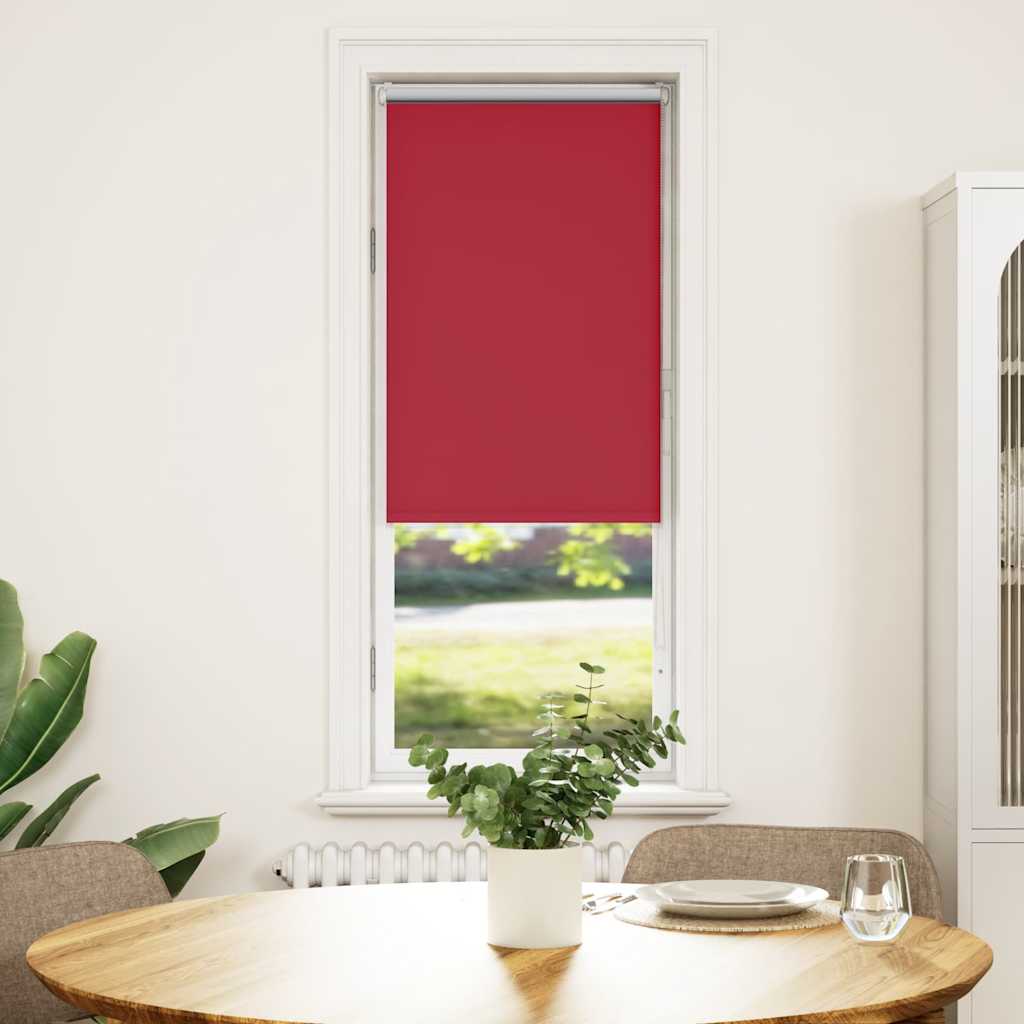 Verdunkelungsrollo Rot 40x130 cm Stoffbreite 35,7 cm Polyester