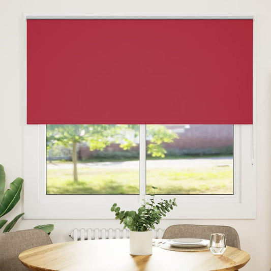 Verdunkelungsrollo Rot 145x130cm Stoffbreite 141,6cm Polyester