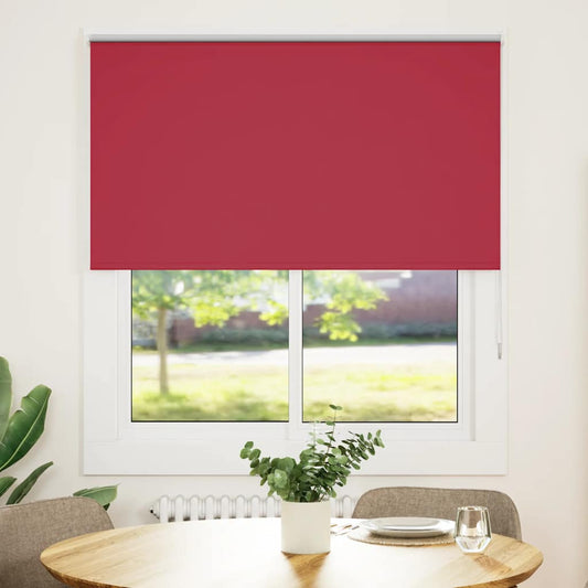 Verdunkelungsrollo Rot 140x150cm Stoffbreite 136,6cm Polyester